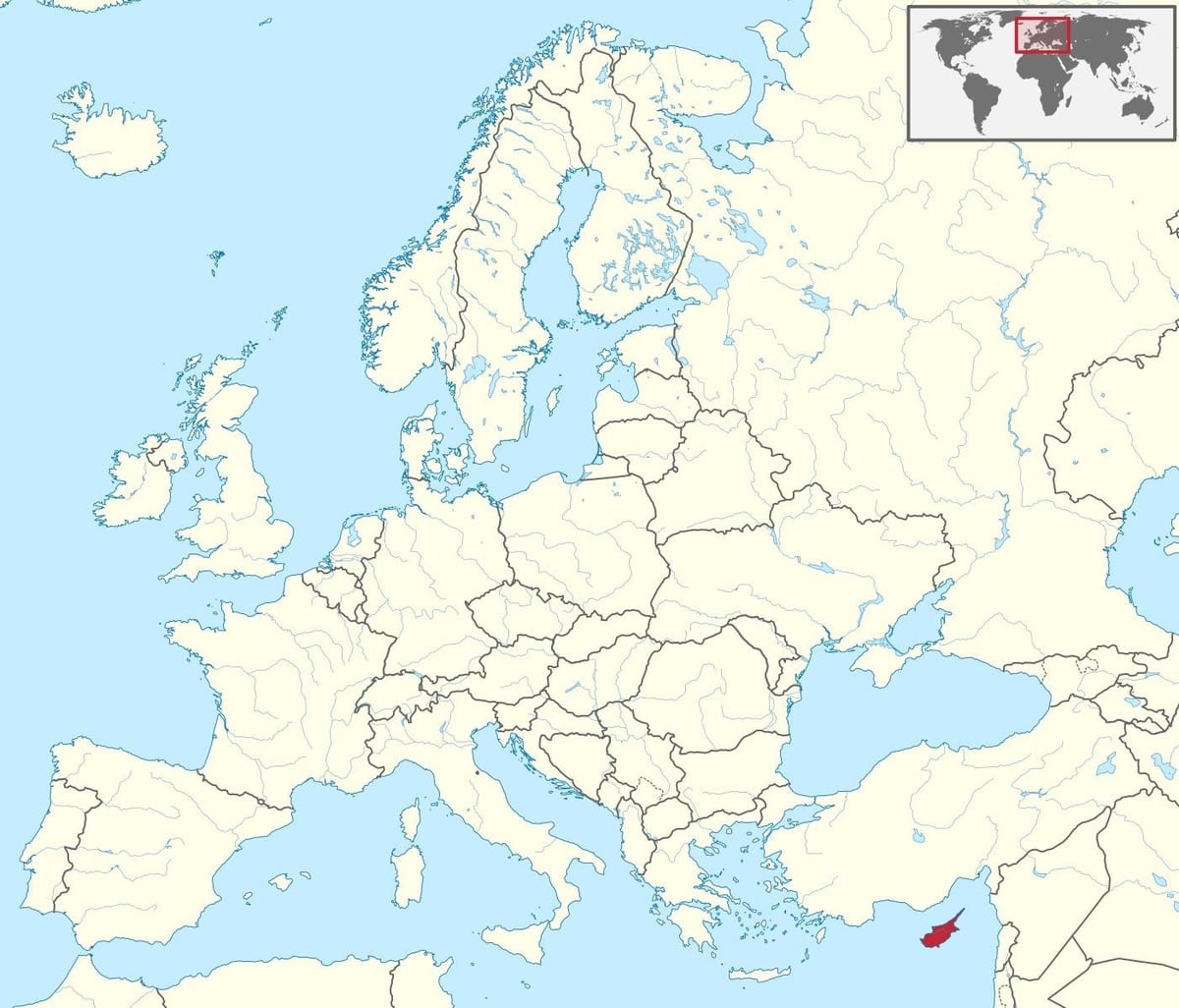 Mapu Cypru mapu vo svete