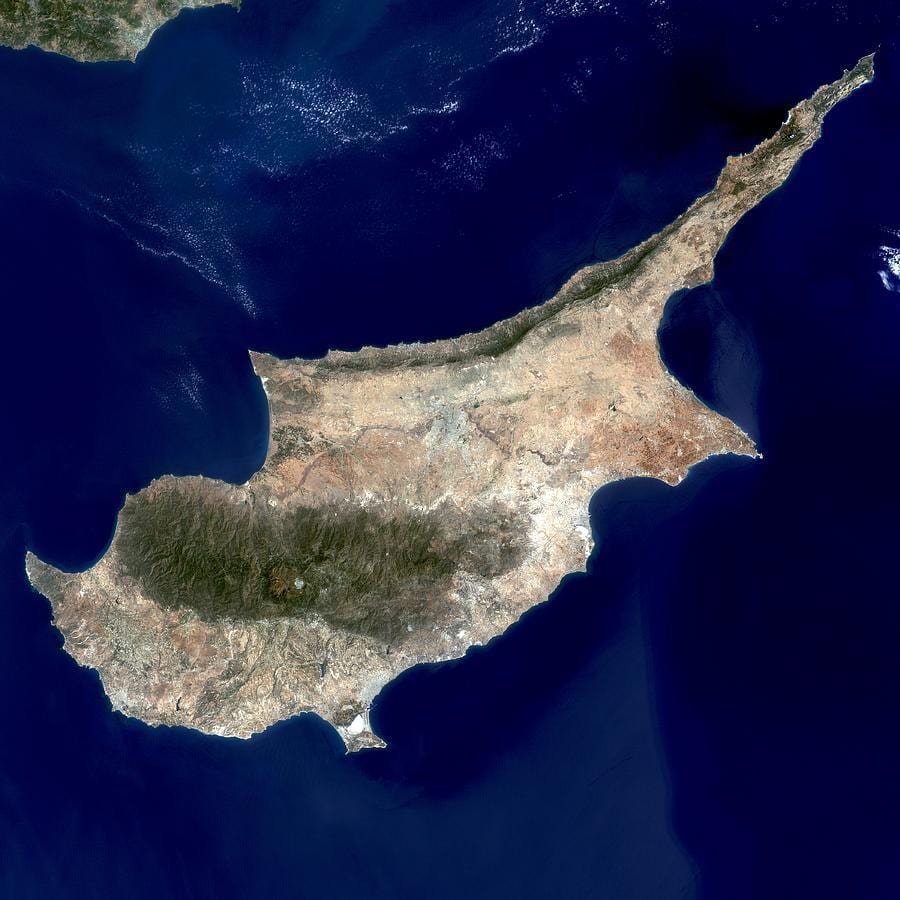 Cyprus mapa satelit
