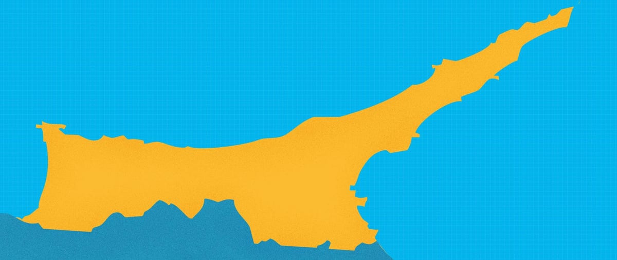 Mapu severného Cypru strediská