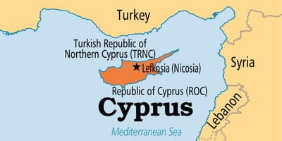 Republika Cyprus mapu